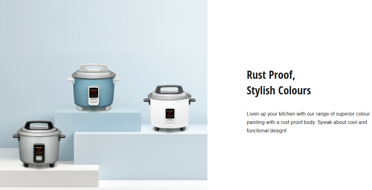 PANASONIC 1.0L CONVENTIONAL RICE COOKER SR-Y10GASKN