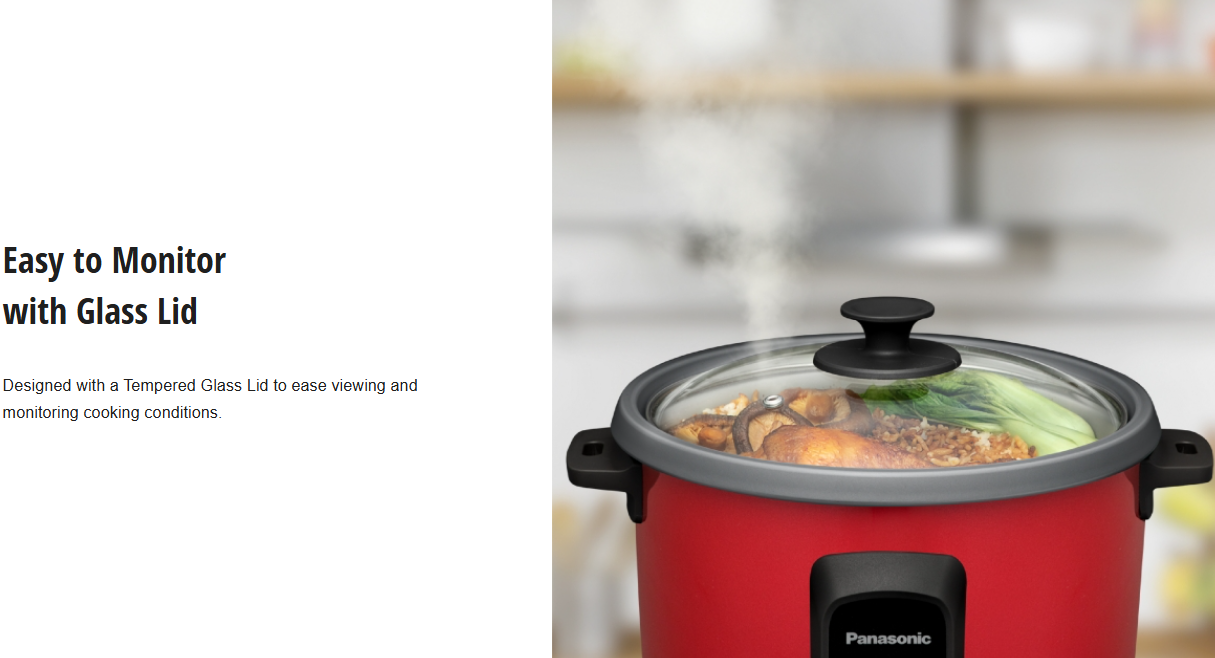PANASONIC 1.8L CONVENTIONAL RICE COOKER SR-Y18FGRSKN
