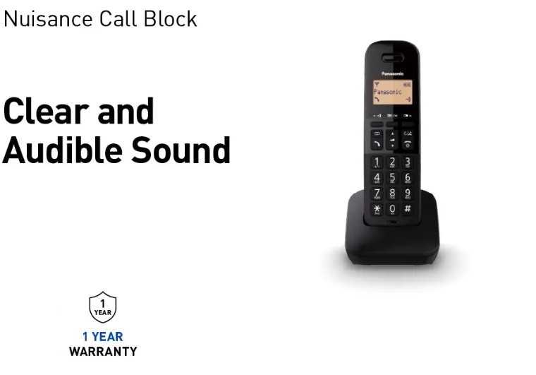 PANASONIC DIGITAL CORDLESS PHONE KX-TGB31ML1B