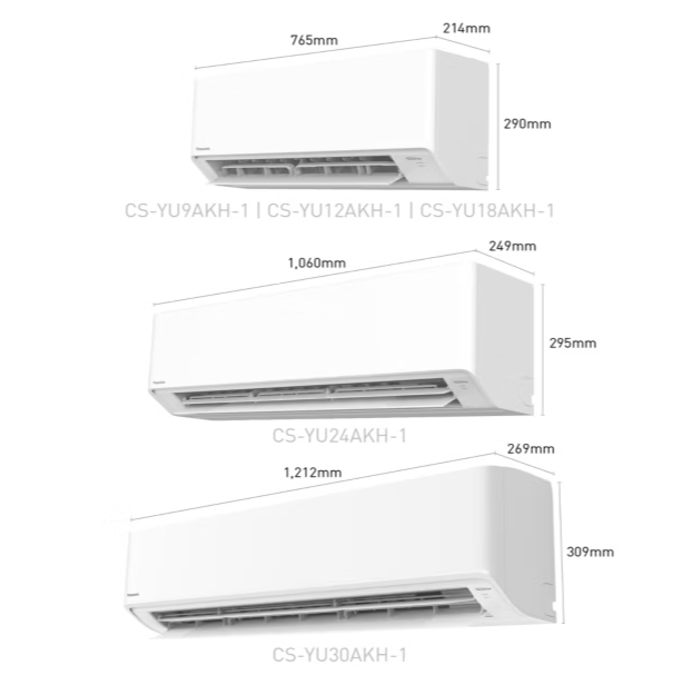PANASONIC YU24AKH 2.5HP ECO INVERTER AIR COND (Without installation)