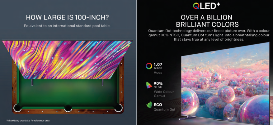 SKYWORTH 100" QLED TV 100SUE8600