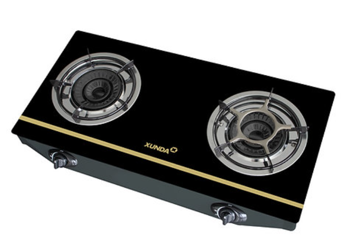 XUNDA GLASS TABLET GAS STOVE : 2-N5-M75
