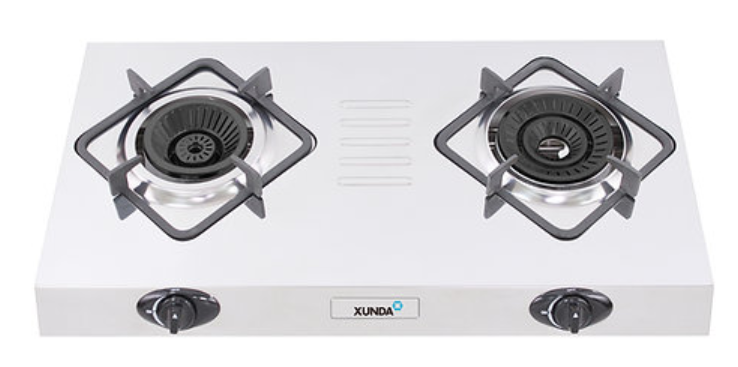XUNDA STAINLESS STEEL GAS STOVE : 2-N5-S
