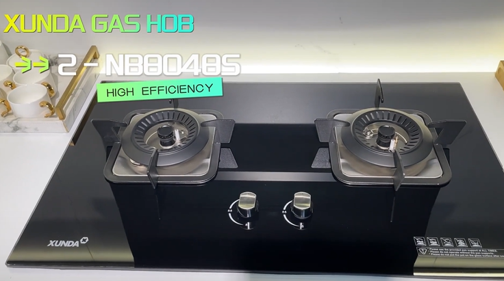 XUNDA GLASS BUILT-IN HOB : 2-NB8048S