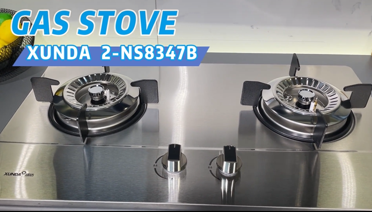XUNDA STAINLESS STEEL BUILT-IN HOB : 2-NS8347B