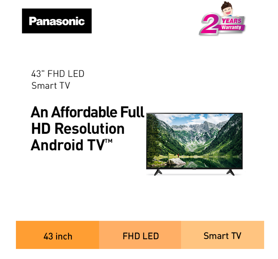 PANASONIC 43" FHD LED GOOGLE TV TH-43LS600K