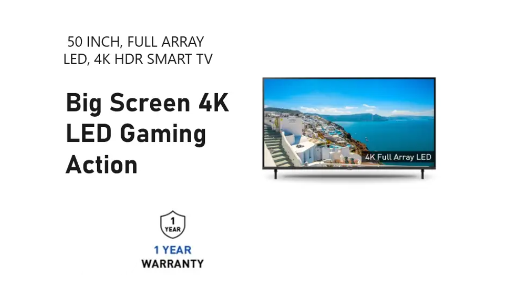 PANASONIC 50" FULL ARRAY LED 4K HDR GOOGLE TV TH-50MX940K