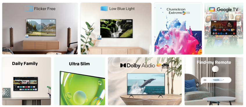 SKYWORTH 75" 4K UHD EYE CARE SERIES GOOGLE TV 75SUE7800