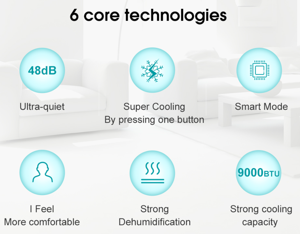 HISENSE AP09KVG 1.0HP R32 PORTABLE AIR COND