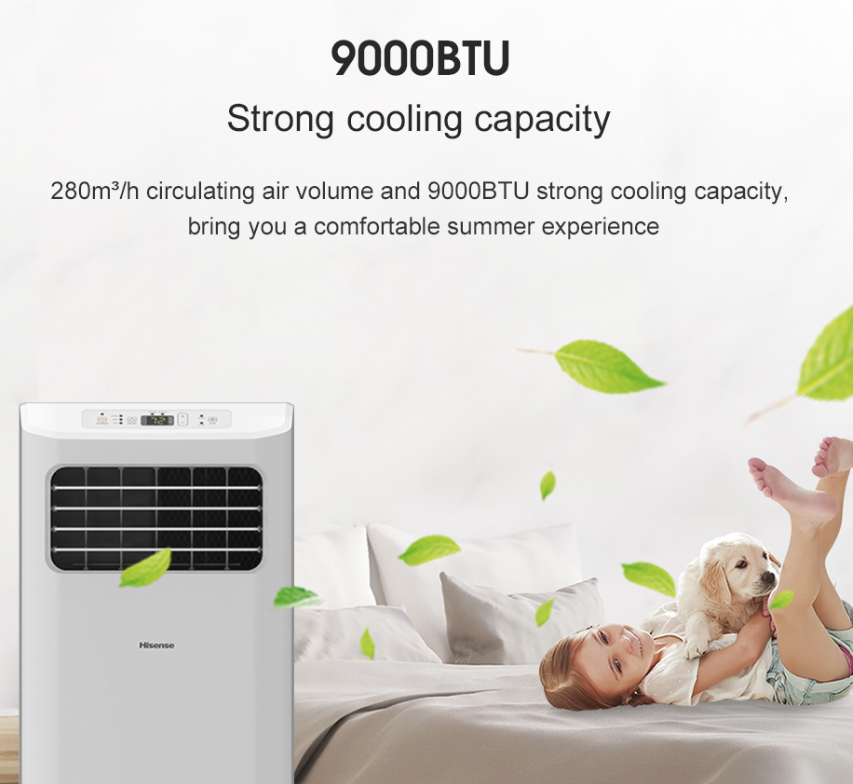 HISENSE AP09KVG 1.0HP R32 PORTABLE AIR COND