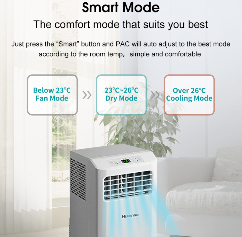 HISENSE AP09KVG 1.0HP R32 PORTABLE AIR COND