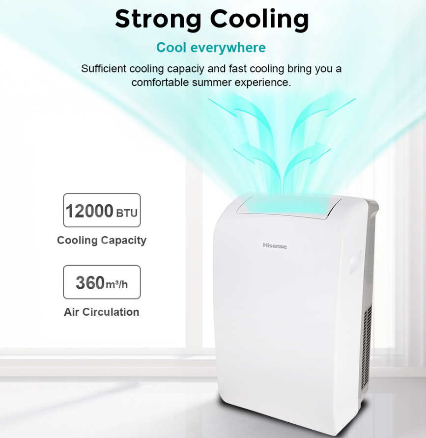 HISENSE AP12NXG 1.5HP R32 PORTABLE AIR COND
