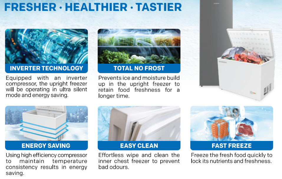 SKYWORTH CHEST FREEZER BD-500