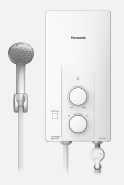 PANASONIC NON PUMP STANDARD SERIES HOME SHOWER DH-3RL1MW