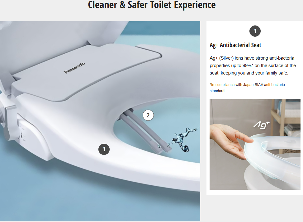 PANASONIC HYGIENIC EZY CLEAN DL-AR15RWM – ROUND SHAPE