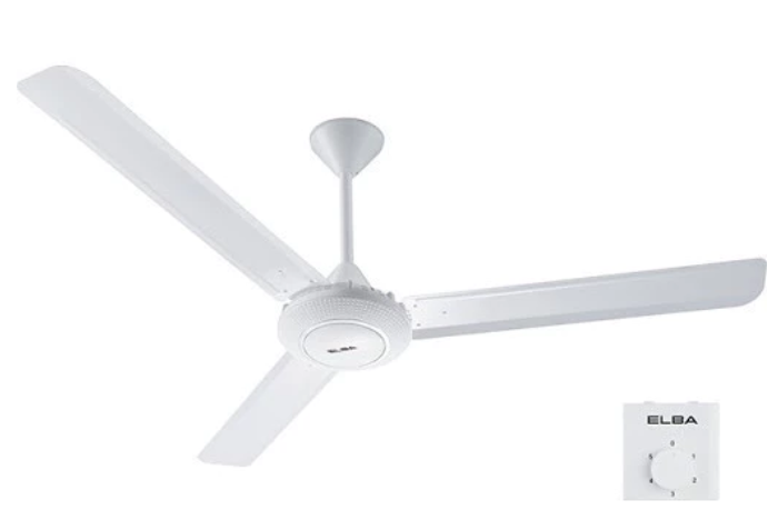 ELBA CEILING FAN 60" ECF-J6051 - 5 SPEED WITH REGULATOR CONTROL