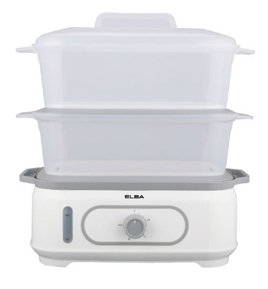 ELBA FOOD STEAMER EFS-M2028(WH) - 2 DETACHABLE LAYERS (20L)