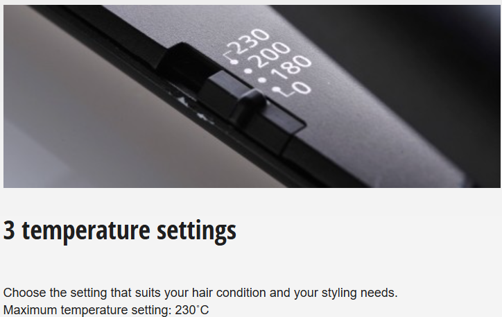 PANASONIC 2 WAY HAIR STRAIGHTENER & CURLER EH-HV21-K655