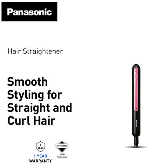PANASONIC 2 WAY HAIR STRAIGHTENER & CURLER EH-HV21-K655