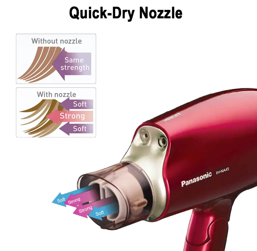 PANASONIC NANOCARE HIAR DRYER EH-NA45RP655