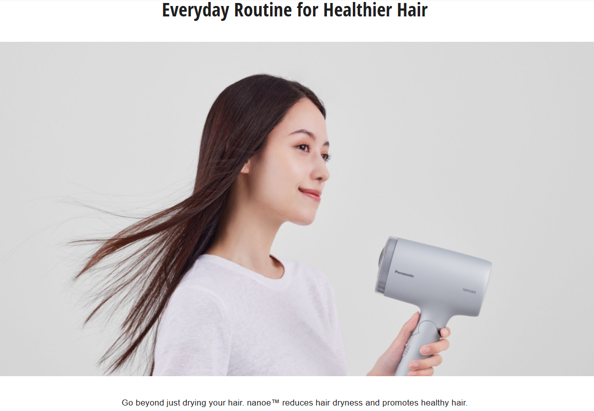 PANASONIC NANOCARE HAIR DRYER 1600W EH-NA7M
