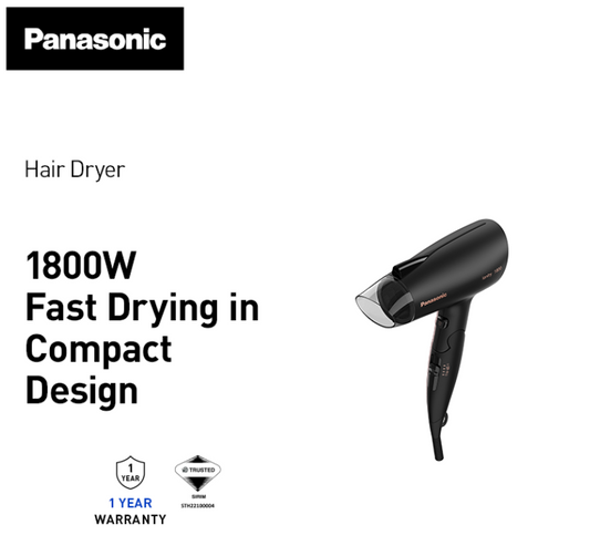PANASONIC 1800W FAST DRY IONITY HAIR DRYER EH-NE27-K655