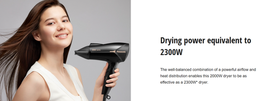 PANASONIC 2000W IONITY HAIR DRYER EH-NE66-K655