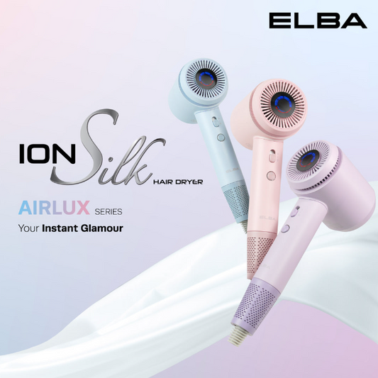 ELBA HAIR DRYER AIRLUX EHD-Q4643D(BL) - DC MOTOR, CANDY BLUE (1,600W)