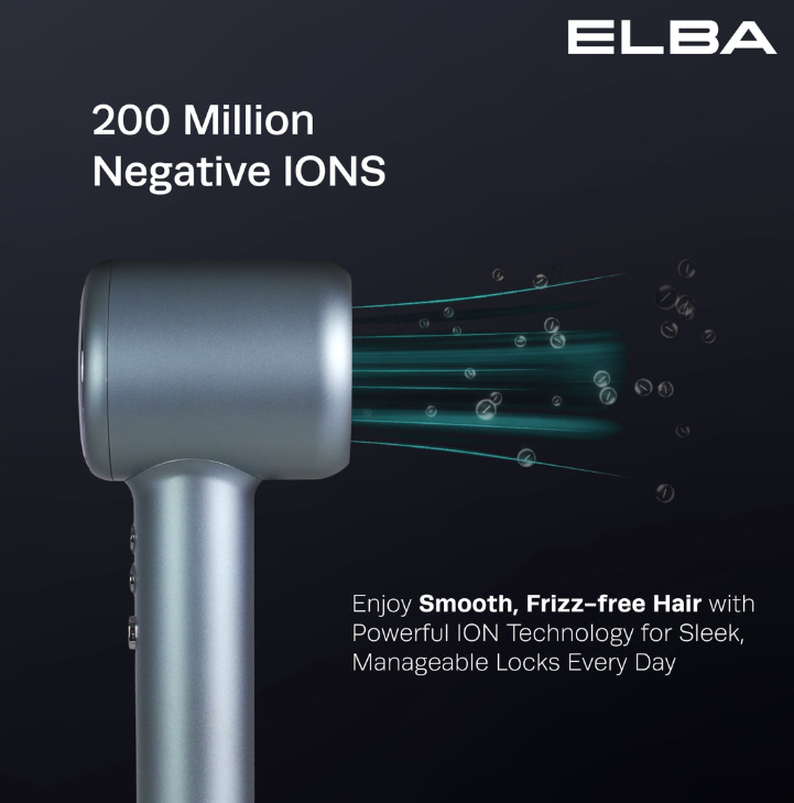 ELBA HAIR DRYER MORANTE EHD-Q5653DC(PP) - BLDC MOTOR, LAVENDER (1,600W)