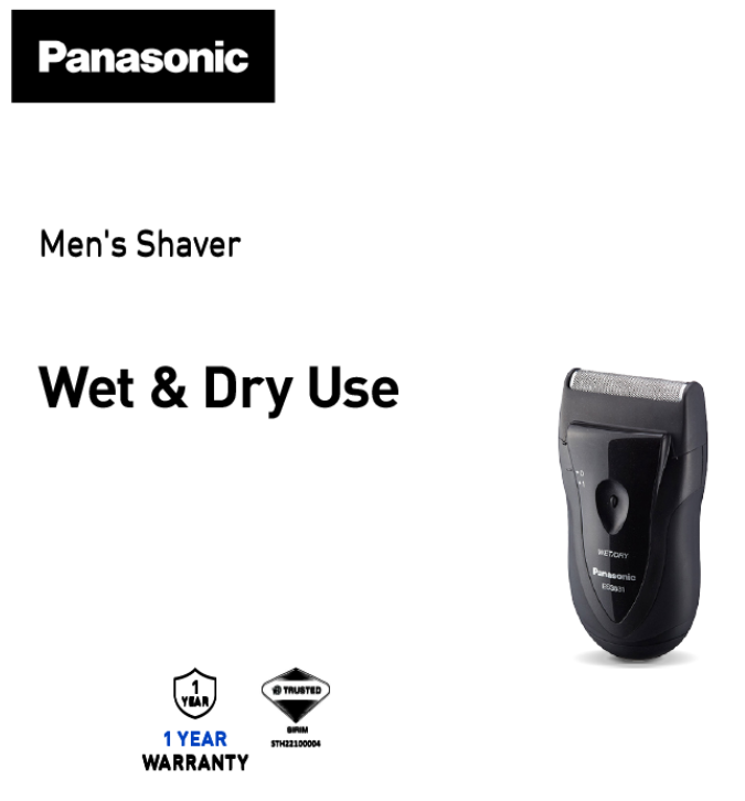 PANASONIC 1 BLADE WET & DRY SHAVER ES3831K401