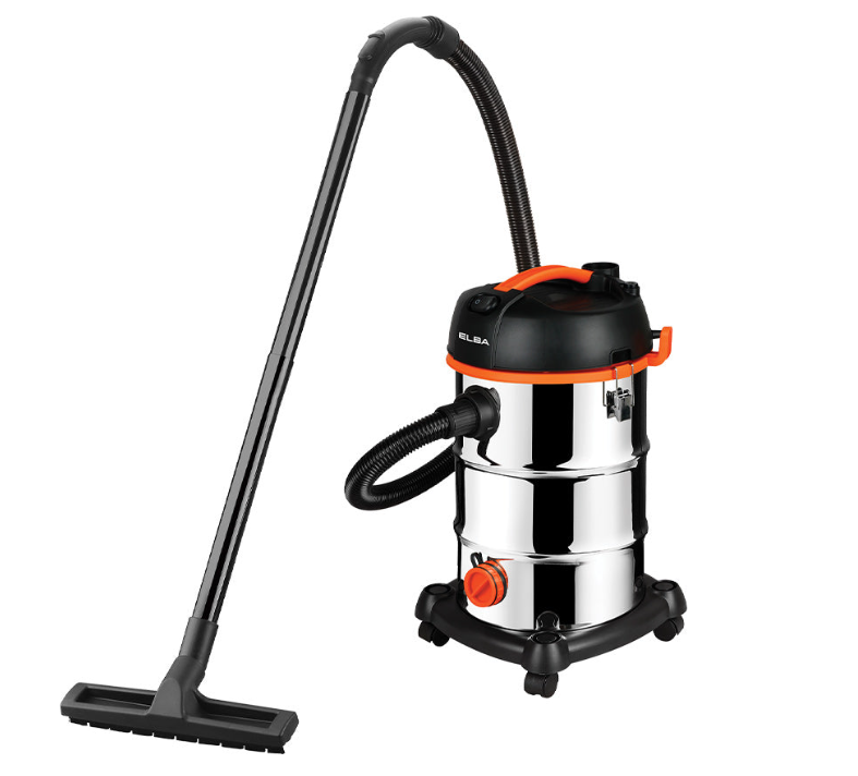 ELBA WET & DRY VACUUM CLEABER EVC-H1231(SS) - HEPA FILTER, AIR BLOWING FUNCTION, SUCTION POWER : 190W (30L/1200W)