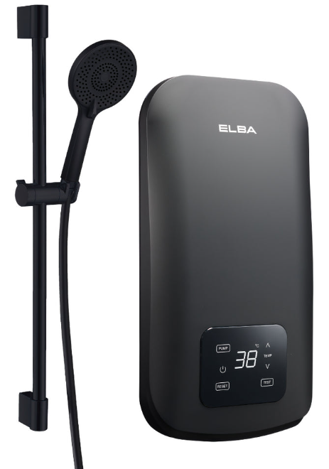 ELBA INSTANT WATER HEATER EVVO SERIES EWH-Q4215DC(MB) - DC PUMP