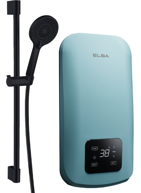 ELBA INSTANT WATER HEATER EVVO SERIES EWH-Q4215DC(SB) - DC PUMP