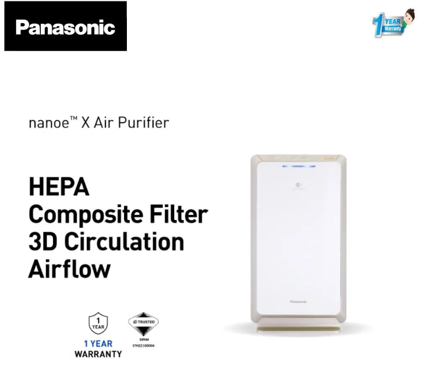 PANASONIC F-PXV55ASM nanoe™ X Air Purifier WITH HEPA FILTER