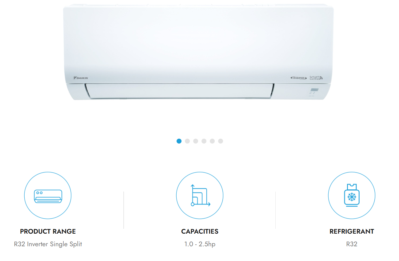 DAIKIN FTKE50AV1MF 2.0HP INVERTER AIR COND (Without installation)