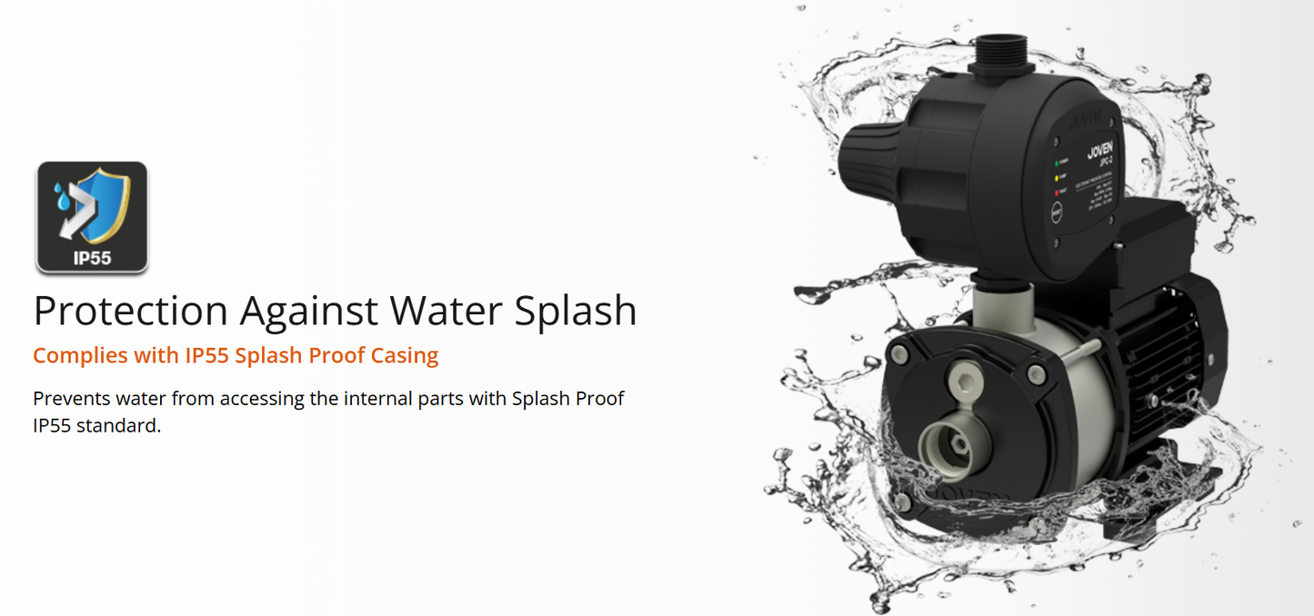 JOVEN JHP 3-40 WATER PUMP 0.75HP 3.8 BAR