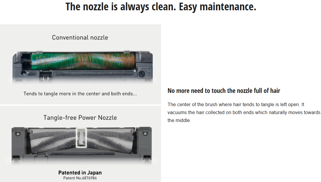 PANASONIC TANGLE FREE CYCLONE CORDLESS STICK VACUUM CLEANER MC-SB53KH147