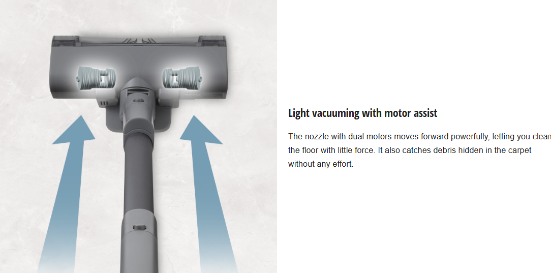 PANASONIC TANGLE FREE CYCLONE CORDLESS STICK VACUUM CLEANER MC-SB53KH147