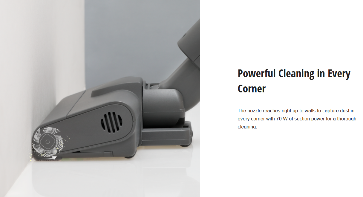 PANASONIC LIGHTWEIGHT CORDLESS HANDHELD STICK VACUUM CLEANER MC-SBM20HV47