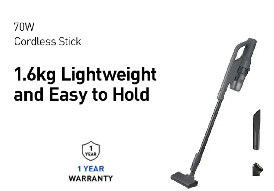 PANASONIC LIGHTWEIGHT CORDLESS HANDHELD STICK VACUUM CLEANER MC-SBM20HV47