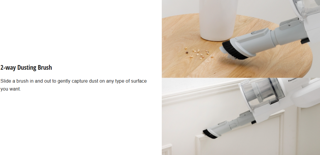 PANASONIC CORDLESS STICK VACUUM CLEANER MC-SBV01W147