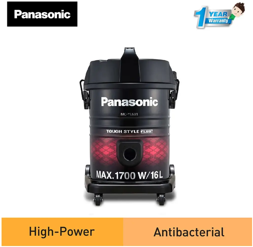 PANASONIC 1700W TANK TYPE VACUUM CLEANER MC-YL631RV47