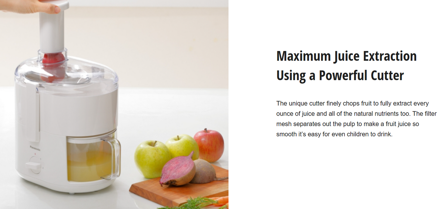 PANASONIC COMPACT JUICER MJ-CS100WSK