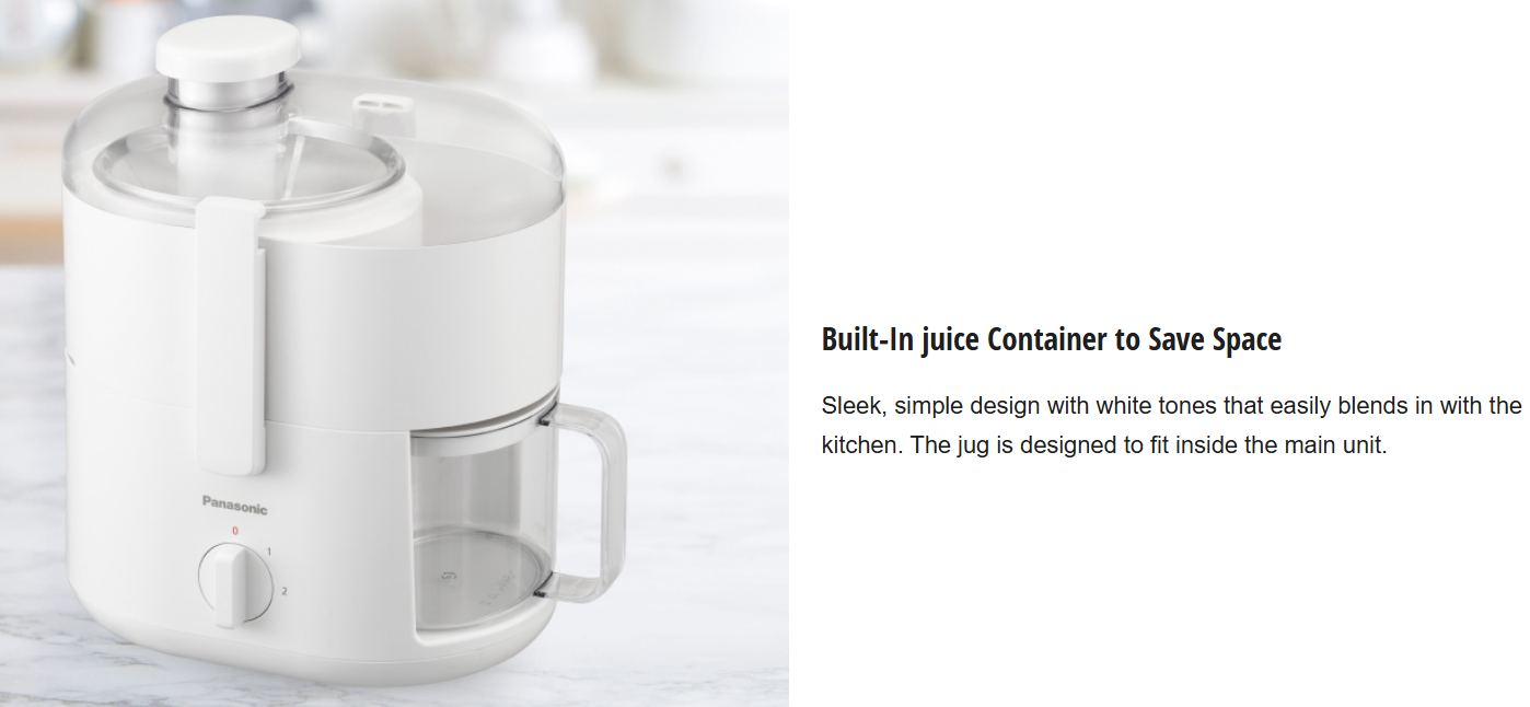 PANASONIC COMPACT JUICER MJ-CS100WSK