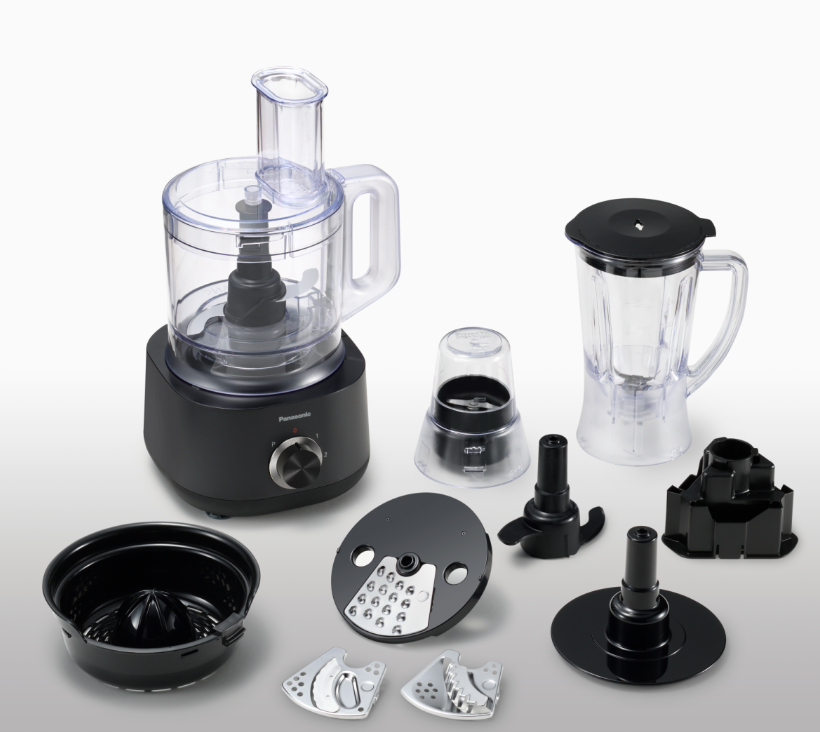 PANASONIC FOOD PROCESSOR MK-F510KSK WITH 9 ACCESSORIES FOR 25 Functions