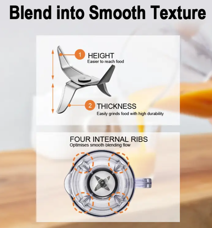 PANASONIC 1.5L BLENDER MX-EP5171 (WHITE) WITH 2 PLASTIC JUGS AND 1 DRY MILL FOR JUICE, SMOOTHIES, SOUP AND SPICES