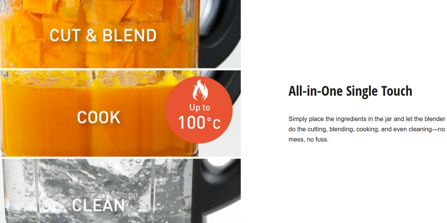 PANASONIC ALL IN ONE COOKING BLENDER MX-HG6401KSK
