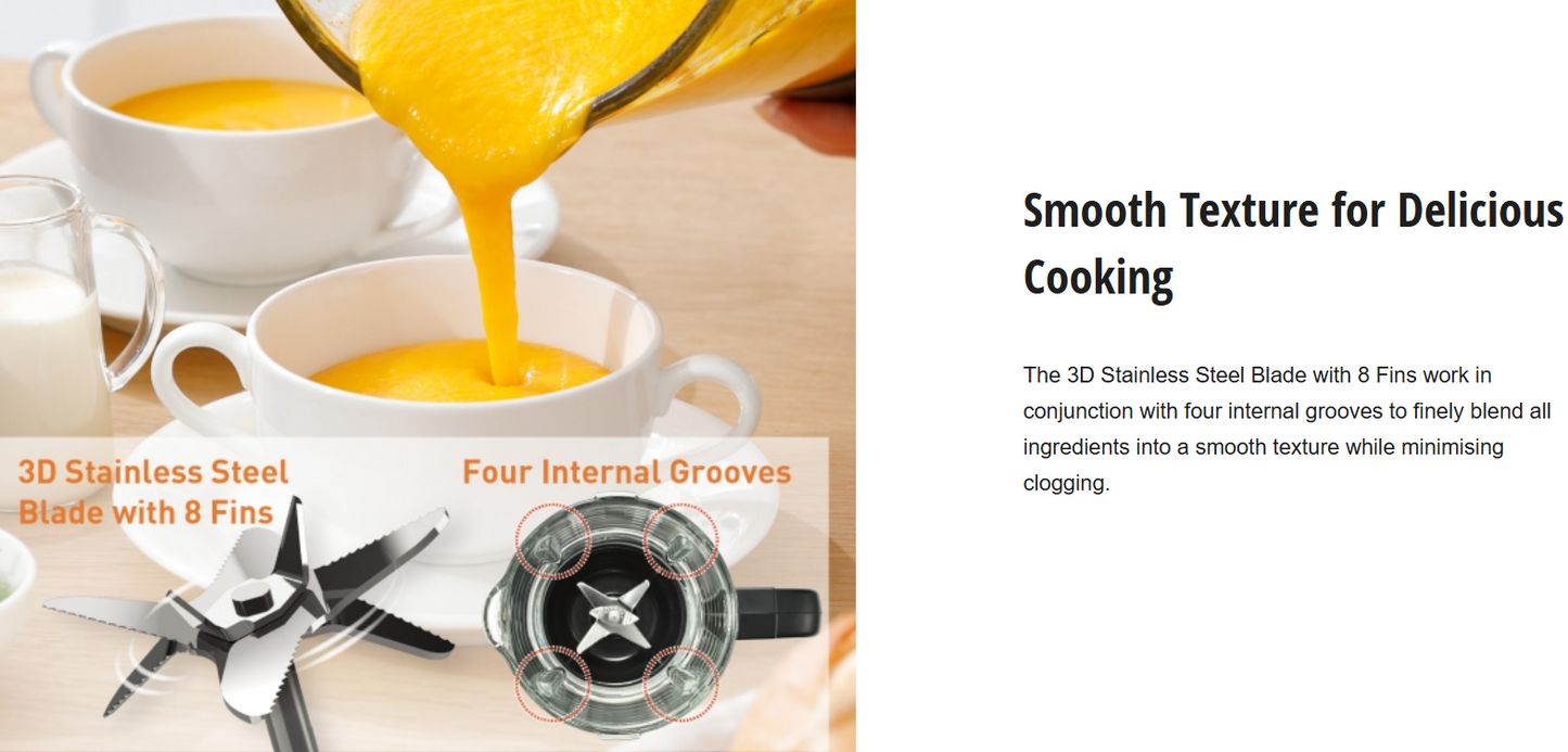 PANASONIC ALL IN ONE COOKING BLENDER MX-HG6401KSK