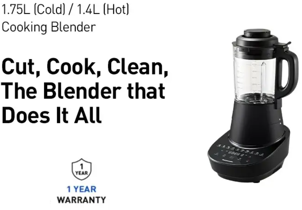 PANASONIC ALL IN ONE COOKING BLENDER MX-HG6401KSK