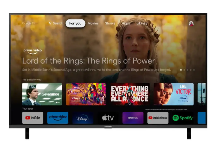 PANASONIC 50" 4K HDR GOOGLE TV TH-55MX650K